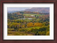Framed Route 145 in Stewartstown, New Hampshire
