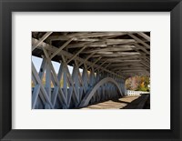Framed Covered Bridge over the Upper Ammonoosuc River, Groveton, New Hampshire