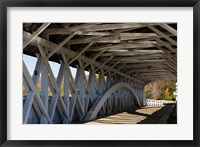 Framed Covered Bridge over the Upper Ammonoosuc River, Groveton, New Hampshire