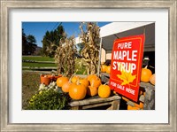 Framed Hunter's Acres Farm in Claremont, New Hampshire