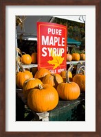 Framed Farmstand at Hunter's Acres Farm in Claremont, New Hampshire