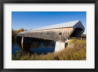 Framed Windsor Cornish Covered Bridge, Connecticut River, New Hampshire