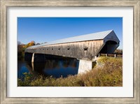 Framed Windsor Cornish Covered Bridge, Connecticut River, New Hampshire