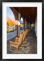 Framed Front Porch of the Hanover Inn, Dartmouth College Green, Hanover, New Hampshire