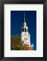 Framed Baker Hall on the Dartmouth College Green in Hanover, New Hampshire