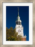 Framed Baker Hall on the Dartmouth College Green in Hanover, New Hampshire