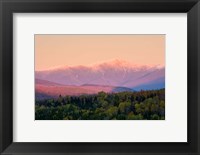 Framed Mt Washington White Mountains New Hampshire