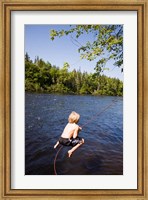 Framed Rope swing, Mollidgewock SP, New Hampshire