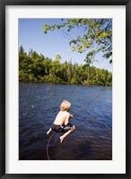 Framed Rope swing, Mollidgewock SP, New Hampshire