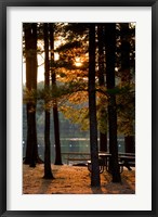 Framed Sunset, Pawtuckaway Lake, New Hampshire