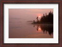 Framed East Inlet, Pittsburg, New Hampshire