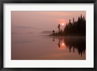 Framed East Inlet, Pittsburg, New Hampshire