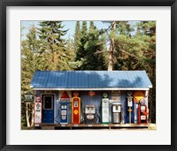 Framed Gas station, New Hampshire