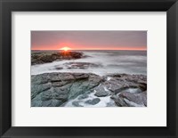 Framed Sunrise near Brenton Point State Park, Newport, Rhode Island