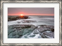 Framed Sunrise near Brenton Point State Park, Newport, Rhode Island