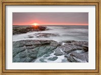 Framed Sunrise near Brenton Point State Park, Newport, Rhode Island