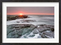 Framed Sunrise near Brenton Point State Park, Newport, Rhode Island