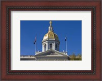 Framed New Hampshire, Concord, New Hampshire State House, exterior