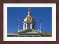 Framed New Hampshire, Concord, New Hampshire State House, exterior