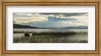 Framed Boat at Rest on Lake Titicaca, Bolivia