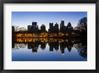 Framed Lake at Dusk,  Atlanta, Georgia