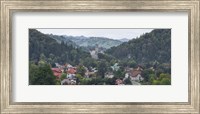 Framed Bran Castle, Bran, Brasov County, Transylvania, Romania