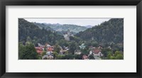 Framed Bran Castle, Bran, Brasov County, Transylvania, Romania