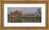 Framed Golden Temple at Dusk, Amritsar, India