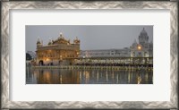 Framed Golden Temple at Dusk, Amritsar, India