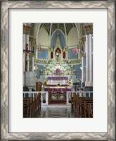 Framed Interiors of Mount Mary Church, Bandra, India