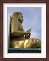 Framed Buddha Statue, Golden Temple Museum at Dambulla, Sri Lanka