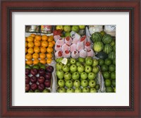 Framed Fruits and Vegetables for Sale in the Central Market, Kandy, Central Province, Sri Lanka