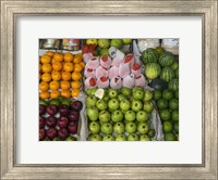 Framed Fruits and Vegetables for Sale in the Central Market, Kandy, Central Province, Sri Lanka