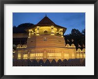 Framed Temple of the Sacred Tooth Relic, Kandy, Sri Lanka