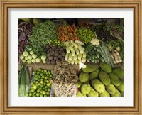 Framed Vegetables for Sale on Main Street Market, Galle, Southern Province, Sri Lanka