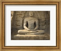 Framed Buddha Figure at Gal Vihara, Polonnaruwa, Sri Lanka