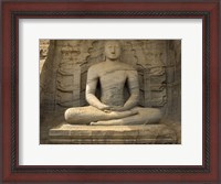 Framed Buddha Figure at Gal Vihara, Polonnaruwa, Sri Lanka