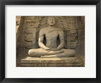 Framed Buddha Figure at Gal Vihara, Polonnaruwa, Sri Lanka