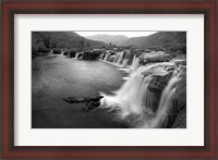 Framed New River Falls, West Virginia