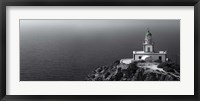 Framed Lighthouse on the Greek island of Mykonos, South Aegean, Greece