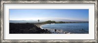 Framed Keawaiki Bay, Black Sand Beach, Big Island, Hawaii