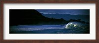 Framed Waves in Waimea Bay, Oahu, Hawaii