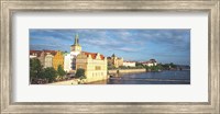Framed Waterfront, Prague, Czech Republic