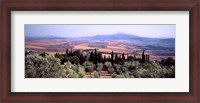 Framed View of a Landscape, Tuscany, Italy
