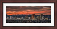 Framed Century City, Hollywood Hills, Los Angeles, California