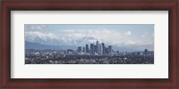 Framed Clouds over Los Angeles, California