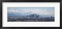 Framed Clouds over Los Angeles, California