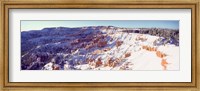 Framed Bryce Canyon with Snow, Utah