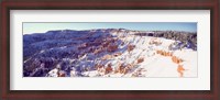 Framed Bryce Canyon with Snow, Utah