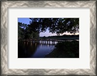 Framed Sunset Over Golf Course in Sarasota, Florida